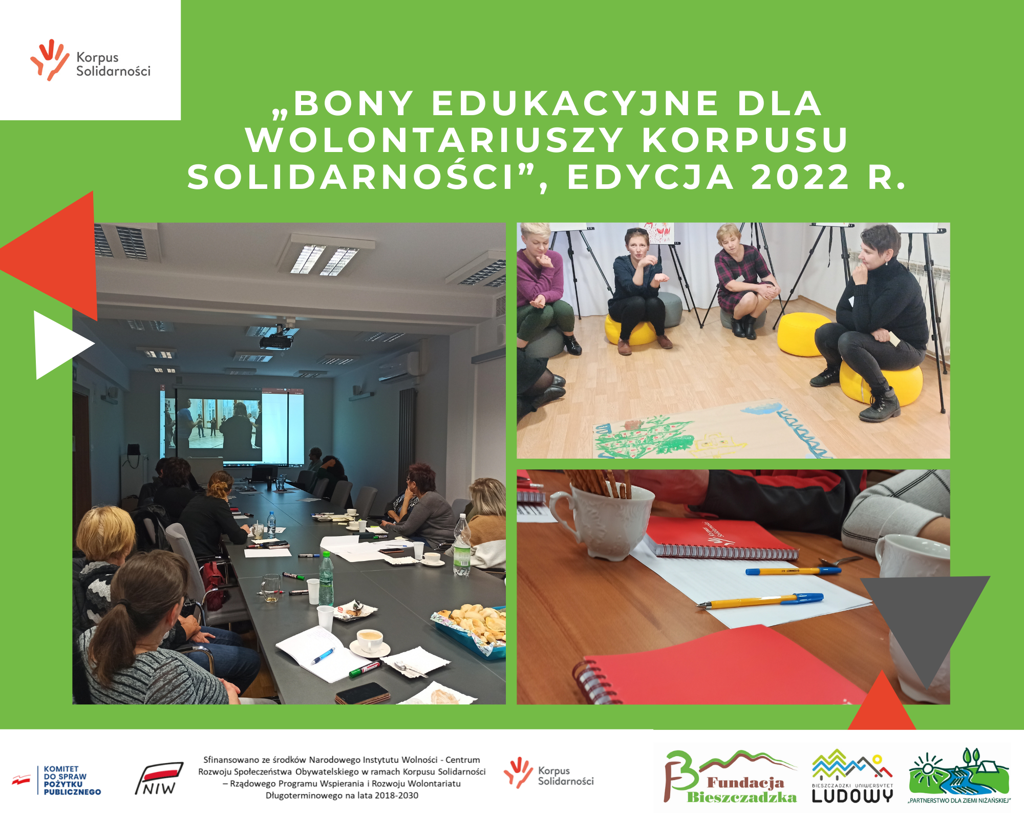 Bon edukacyjny dla wolontariuszy zrzeszonych w Korpusie Solidarności